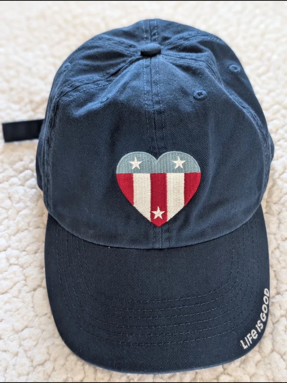 Great Condition: Life is Good Heart American Flag